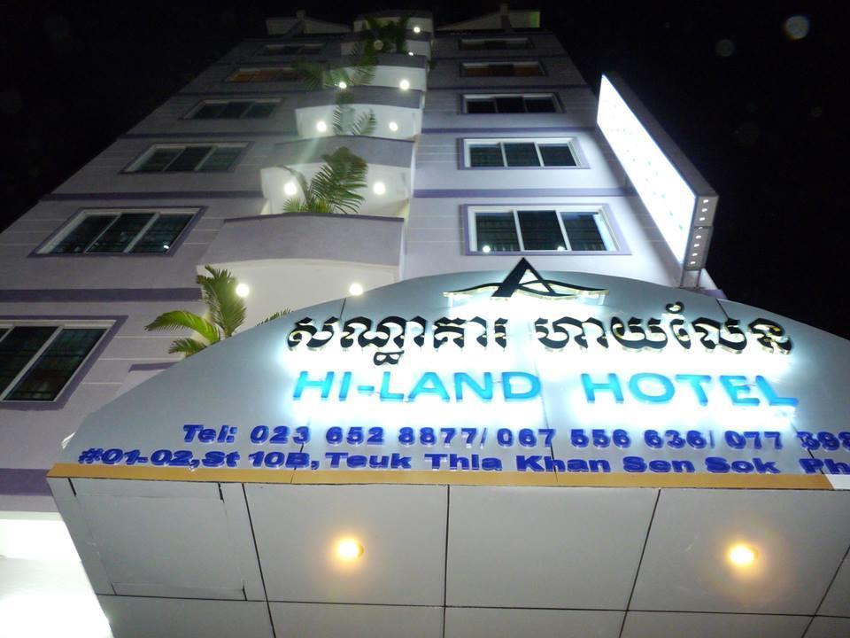 Hi Land Hotel Phnom Penh Exterior foto